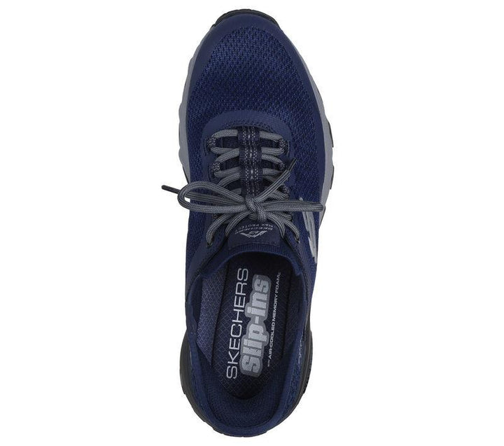 Men's Wide Fit Skechers 237309 Slip-ins Max Protect Assembly Sneakers - Navy