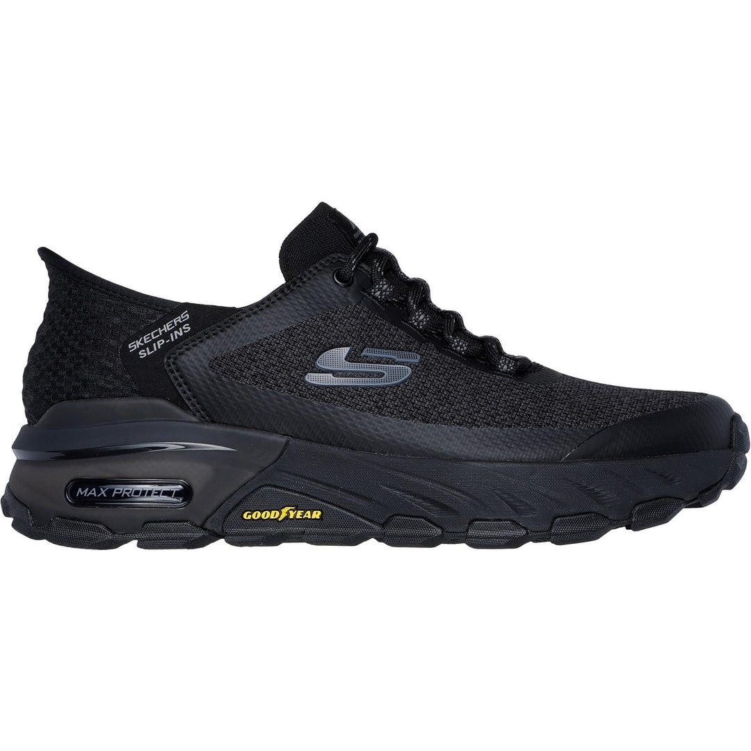 Men's Wide Fit Skechers 237309 Slip-ins Max Protect Assembly Sneakers - Black