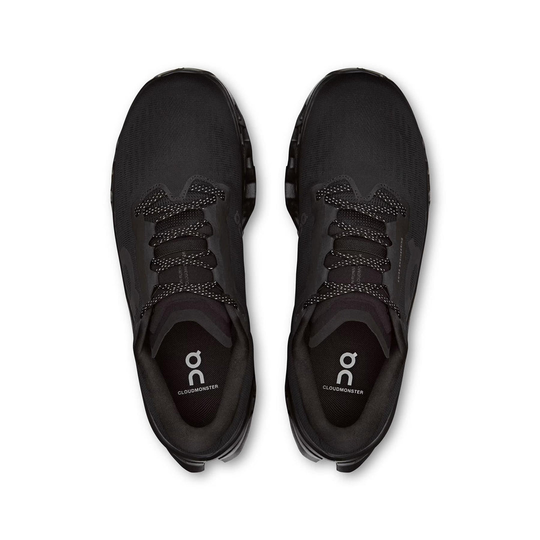 Mens Wide Fit On Cloudmonster 3 Sneakers - Black
