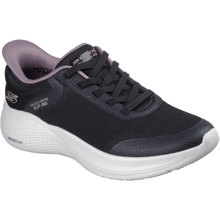 Women's Wide Fit Skechers 117555 Slip-ins Bobs Sport Infinity Vapor Glow Sneakers