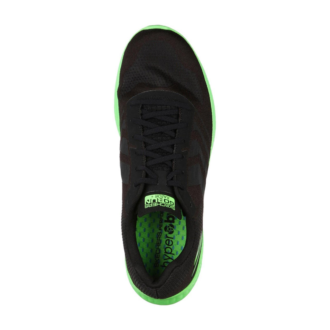 Men's Wide Fit Skechers Go Run Razor + Razor + Sports Sneakers