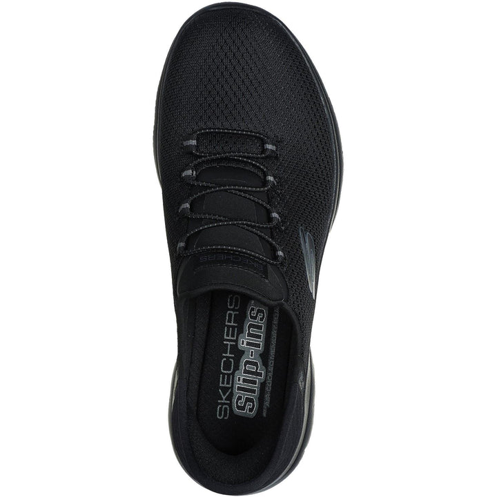 Women's Wide Fit Skechers 150123 Slip-ins Summits Diamond Dream Sneakers - Black
