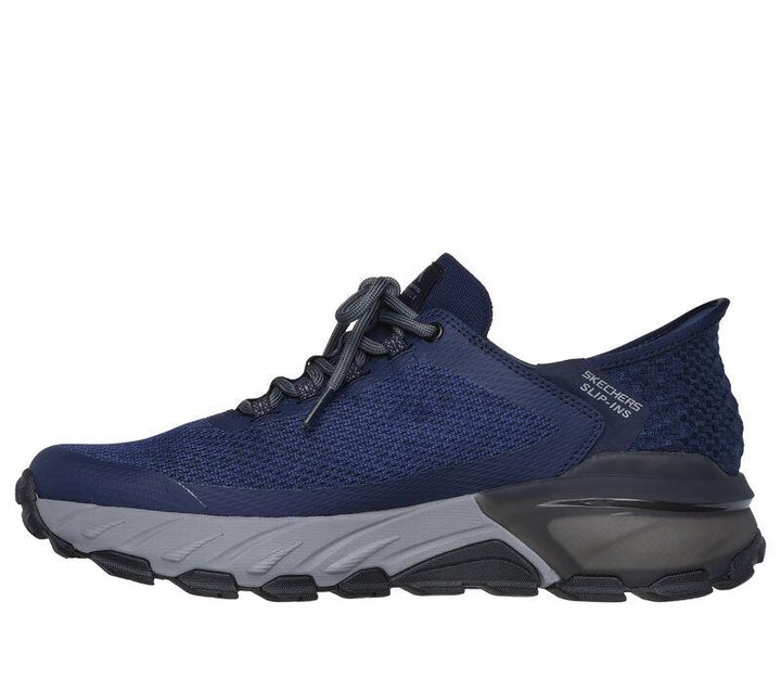 Men's Wide Fit Skechers 237309 Slip-ins Max Protect Assembly Sneakers - Navy