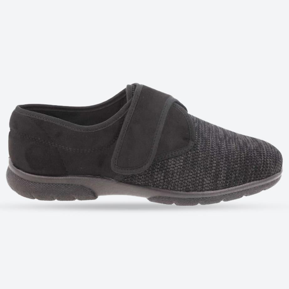 Men's Wide Fit DB Orson Velcro Slippers