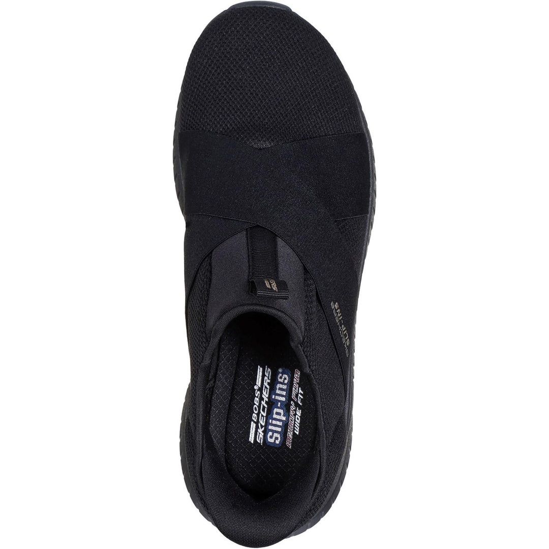 Women's Wide Fit Skechers 117505 Slip-ins Bobs Sport Squad Chaos Sneakers