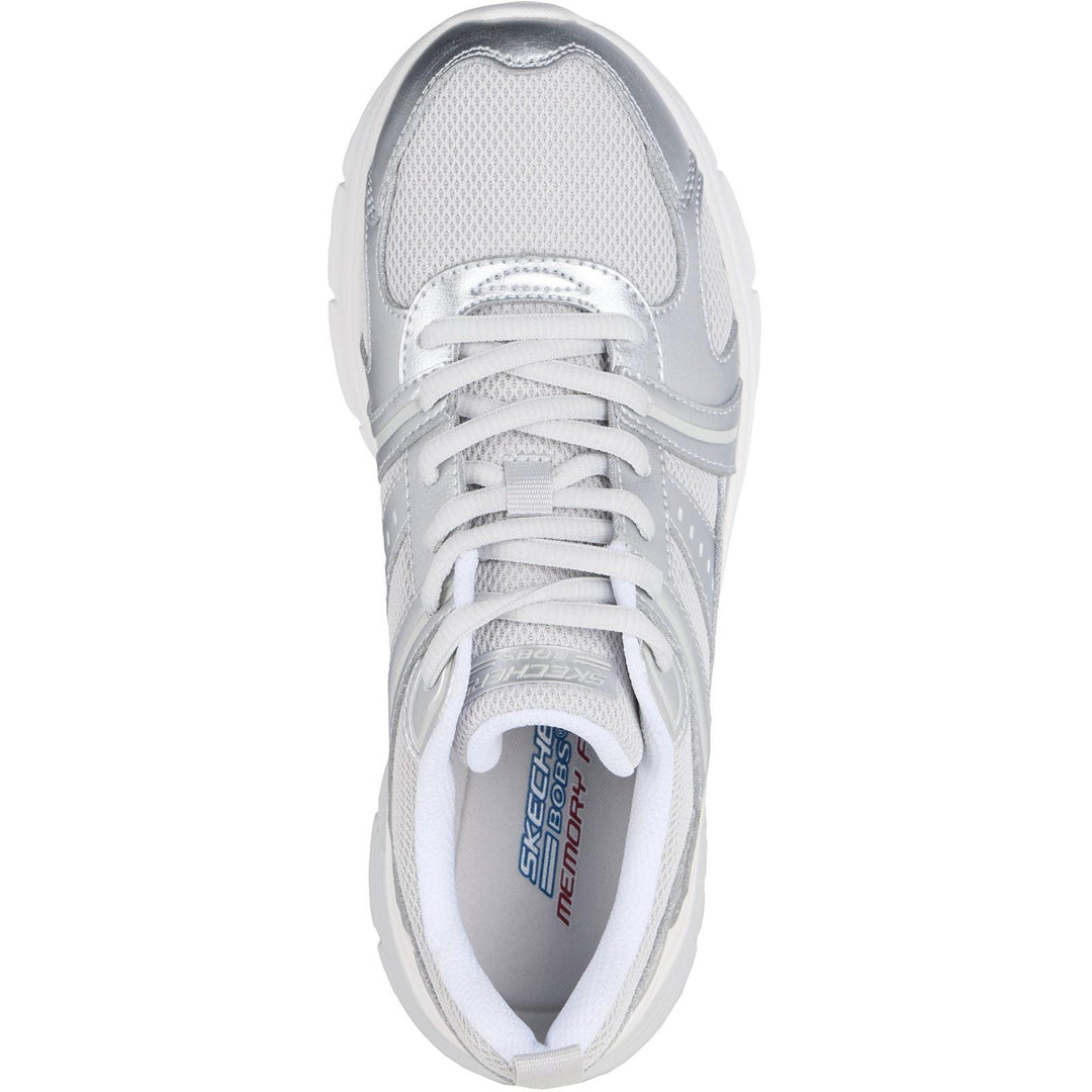 Women's Wide Fit Skechers 117770 Bobs Vamos Sneakers