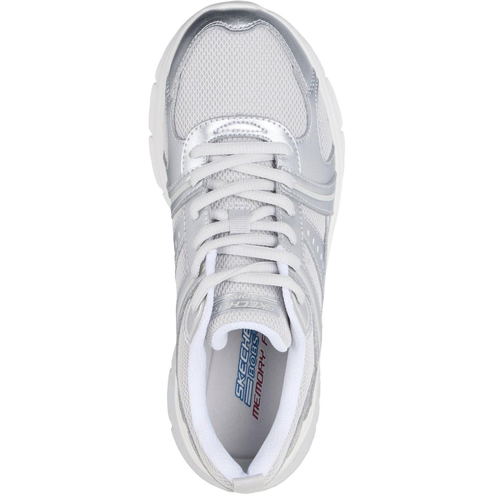 Women's Wide Fit Skechers 117770 Bobs Vamos Sneakers