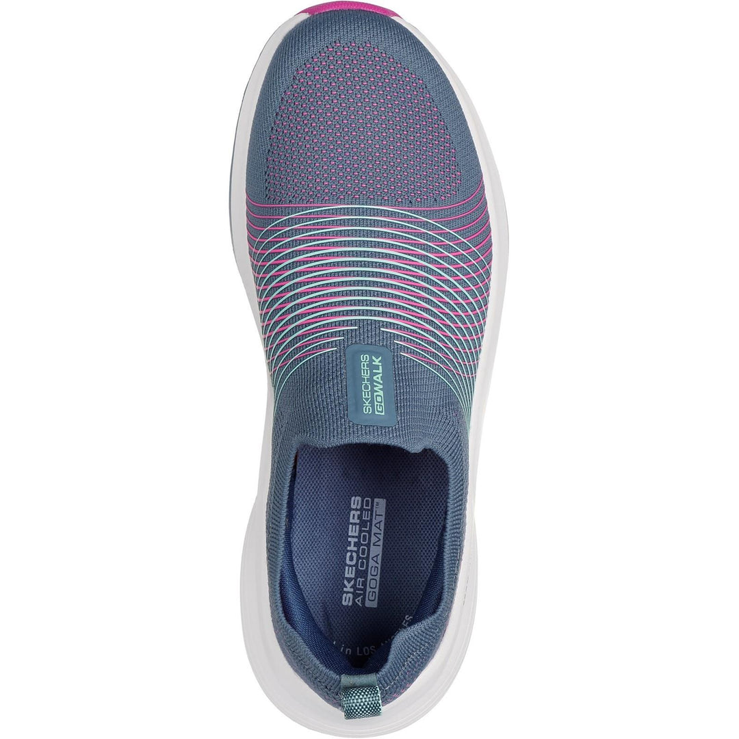 Women's Wide Fit Skechers 125052 Go Walk Max Walker Sally Sneakers