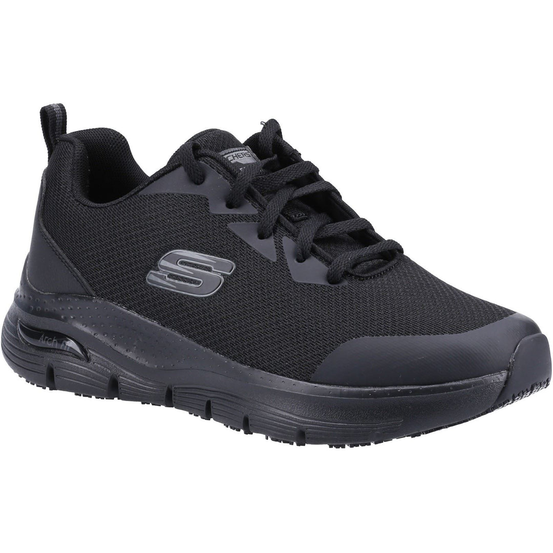 Women's Wide Fit Skechers 108019EC Arch Fit Sr Occupational Sneakers