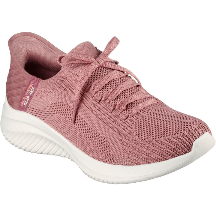 Women's Wide Fit Skechers 149710 Slip-ins Ultra Flex 3.0 Brilliant Path Sneakers - Mauve