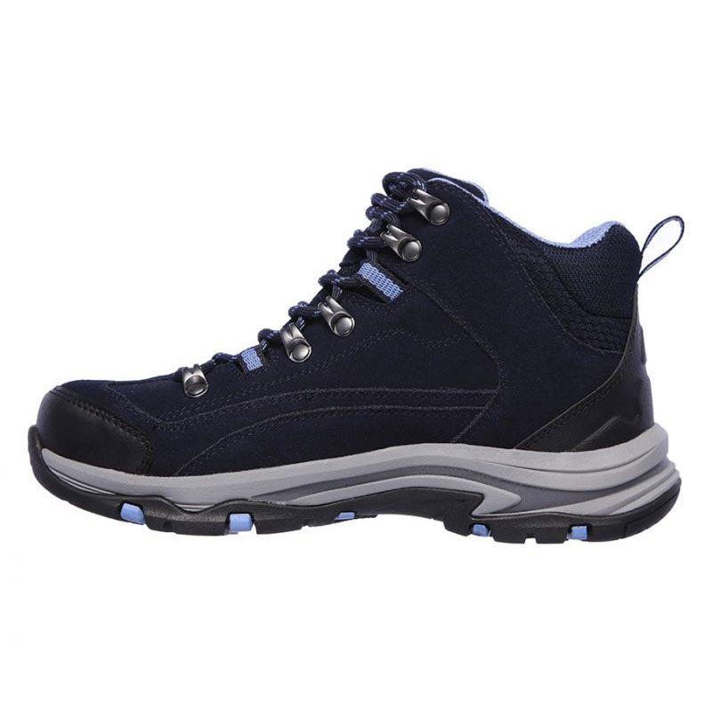 Women's Wide Fit Skechers 167004 Trego Alpine Trail Hiking Boots - Navy