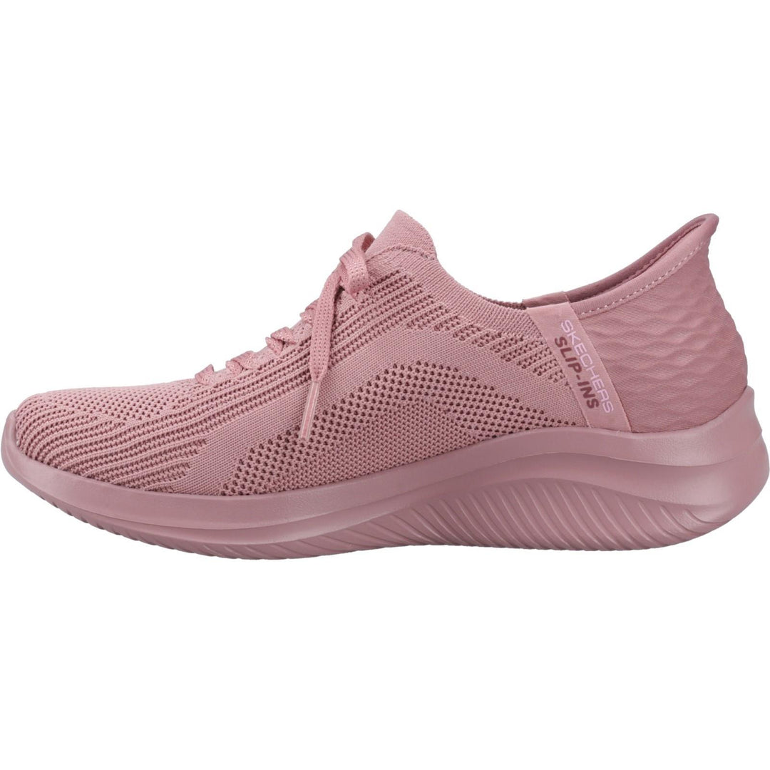 Women's Wide Fit Skechers 150447 Slip-ins Ultra Flex 3.0 Pure Color Sneakers