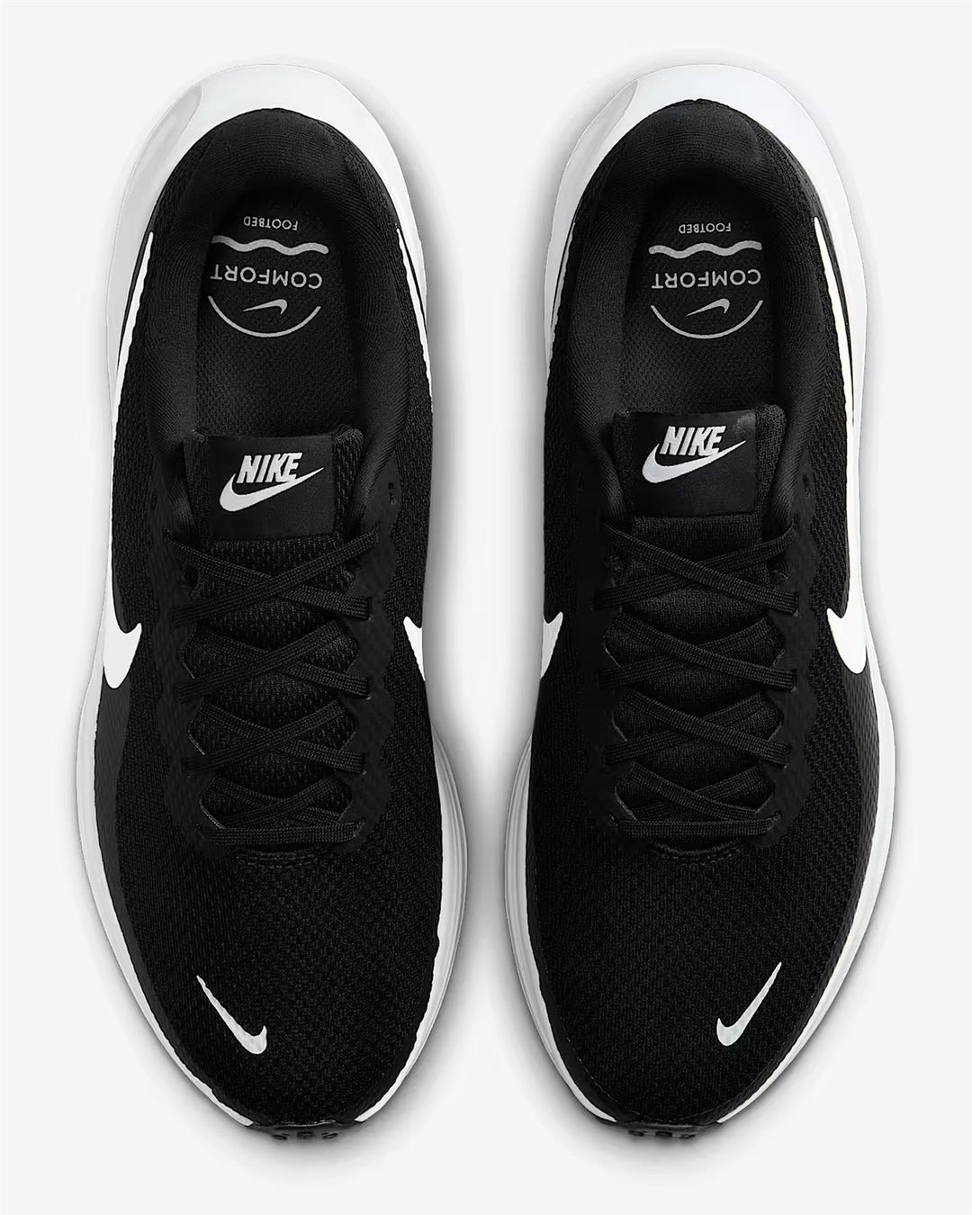 Men's Wide Fit Nike HQ1996-001 Revolution 8 Running Sneakers