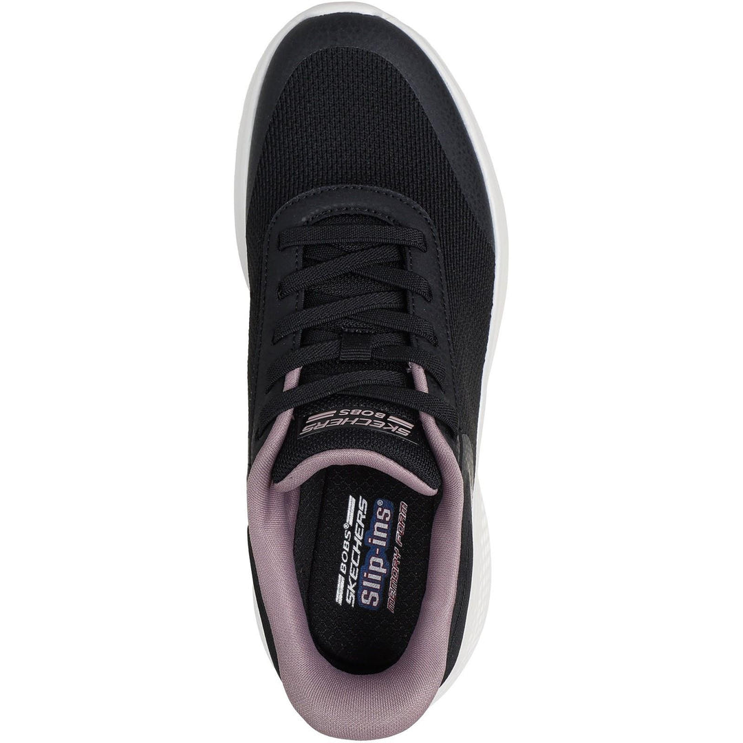 Women's Wide Fit Skechers 117555 Slip-ins Bobs Sport Infinity Vapor Glow Sneakers