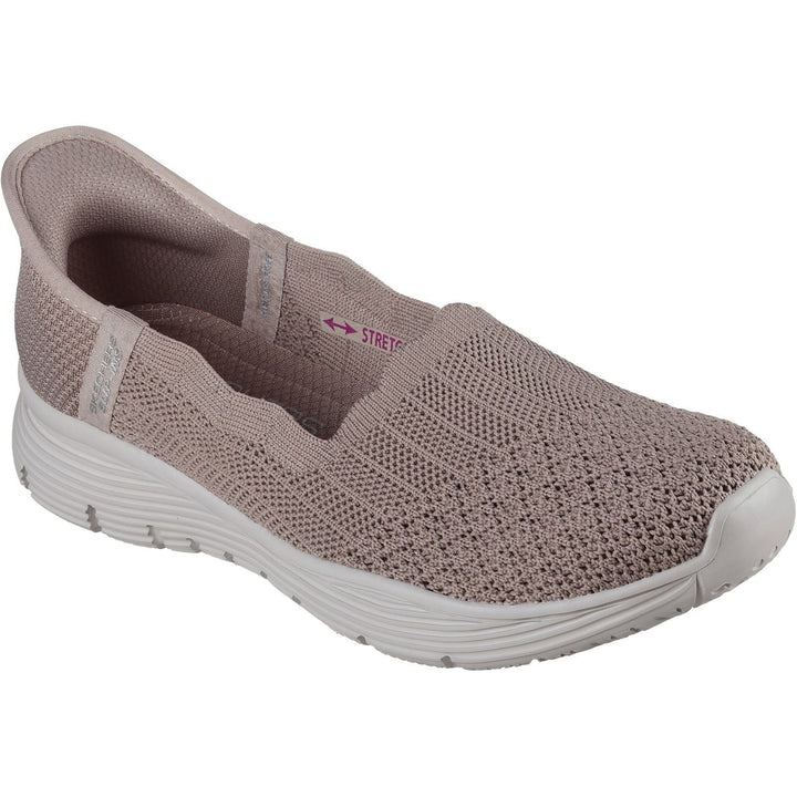 Women's Wide Fit Skechers 158980 Slip-ins Seager Believe It Shoes