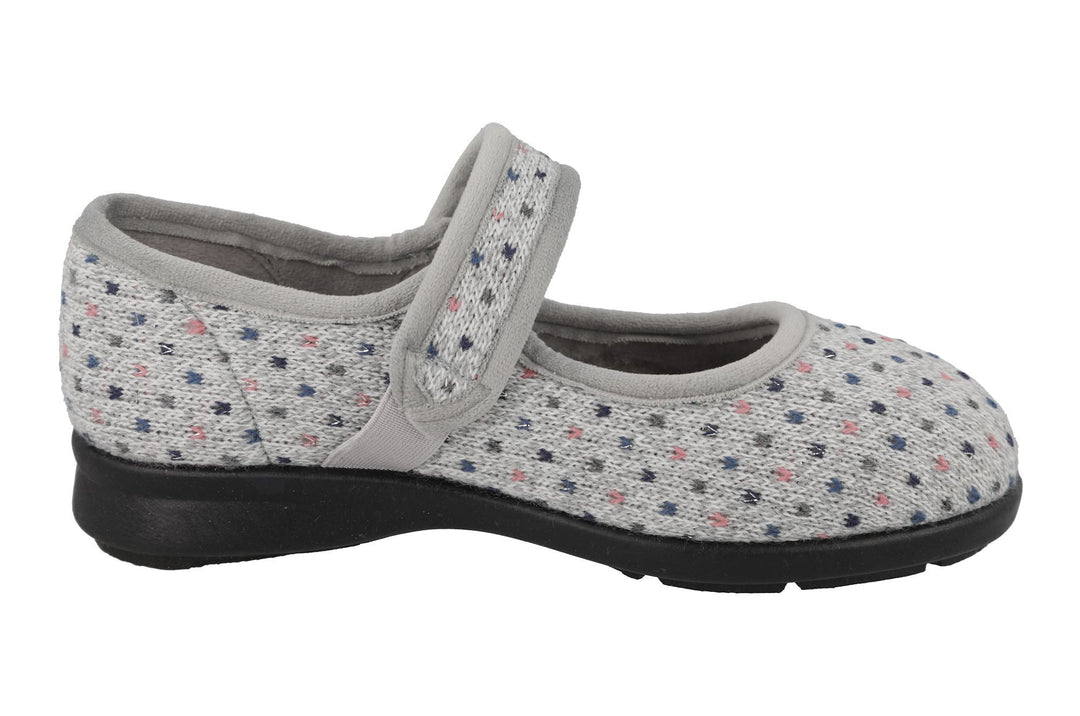 Womens Wide Fit DB Pitsford Slippers