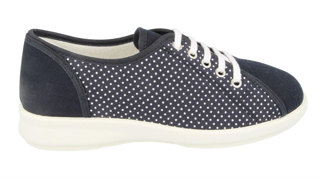 Womens Wide Fit DB Anthea Canvas Shoes