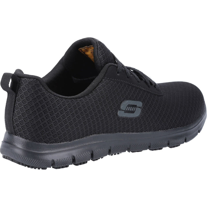 Women's Wide Fit Skechers 77210EC Genter Bronaugh SR Occupational Sneakers