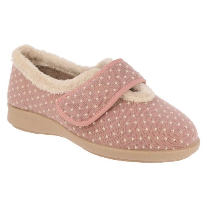 Women's Wide Fit DB Snowdrop Slippers