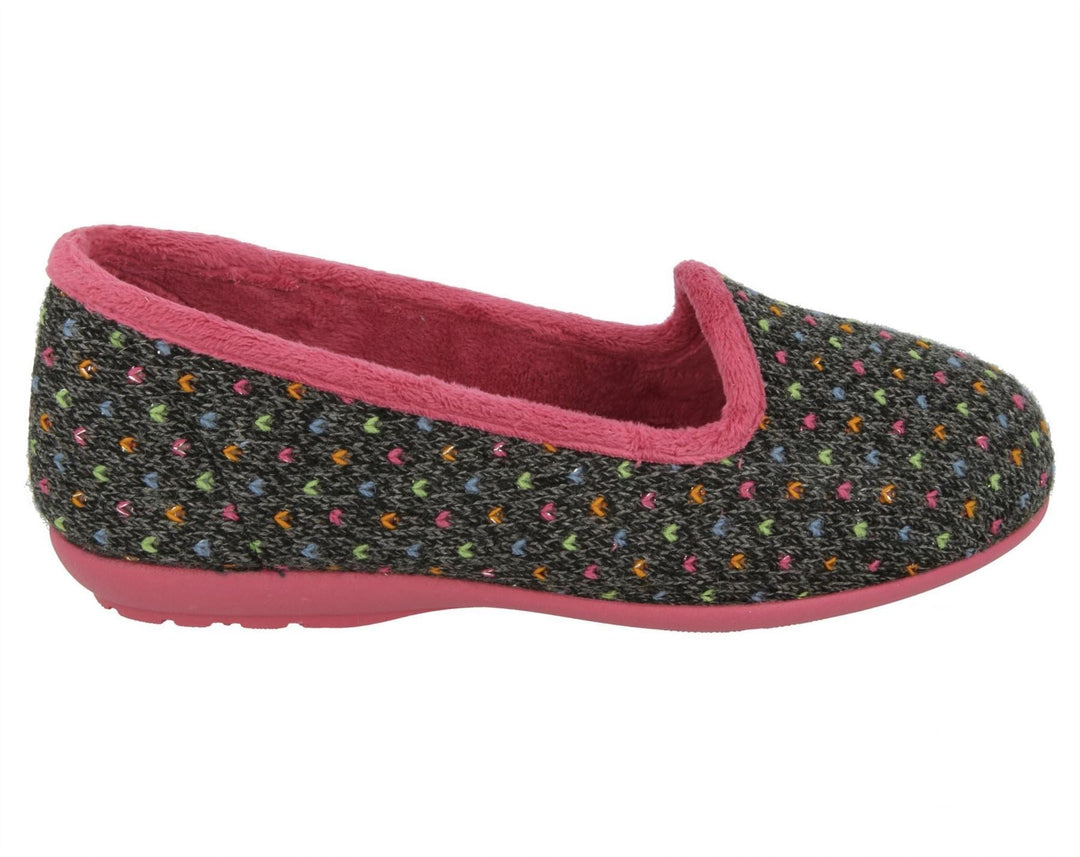 Womens Wide Fit DB Nottingham Slip On Slippers