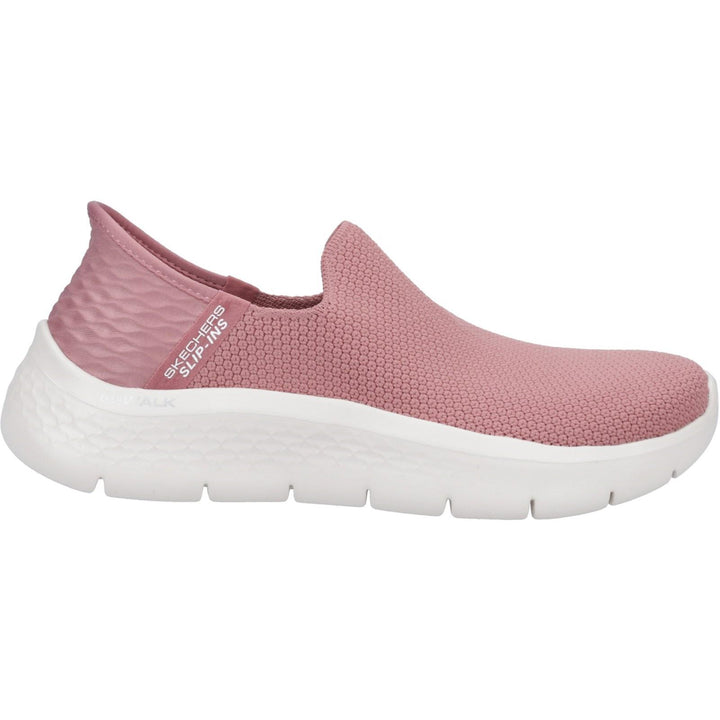 Women's Wide Fit Skechers Slip-ins 124820 Go Walk Flex Sunset Sneakers
