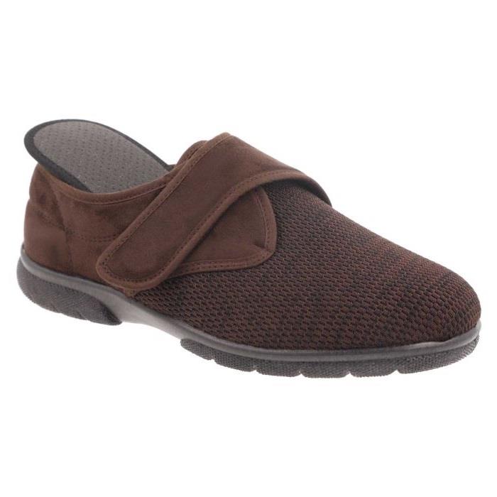 Men's Wide Fit DB Orson Velcro Slippers