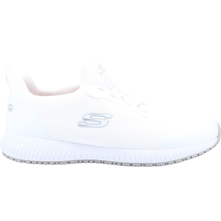 Men's Wide Fit Skechers 200051EC Squad Sr Myton Sneakers - White