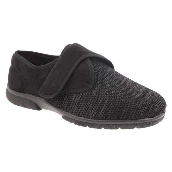 Men's Wide Fit DB Orson Velcro Slippers