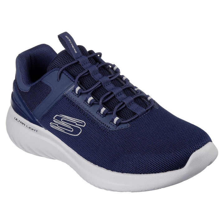 Men's Wide Fit Skechers 232673 Bounder 2.0 Anako Sneakers - Navy