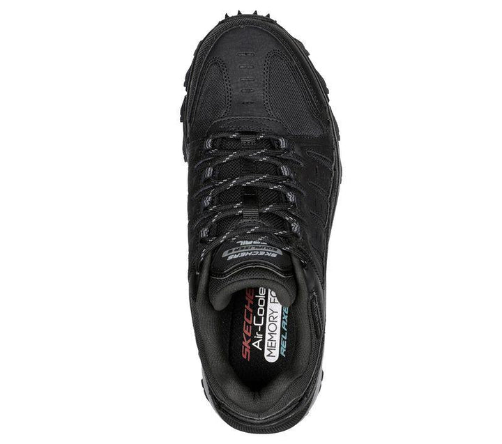 Men's Wide Fit Skechers 237501 Equalizer 5.0 Trail-Solix Walking Sneakers - Black