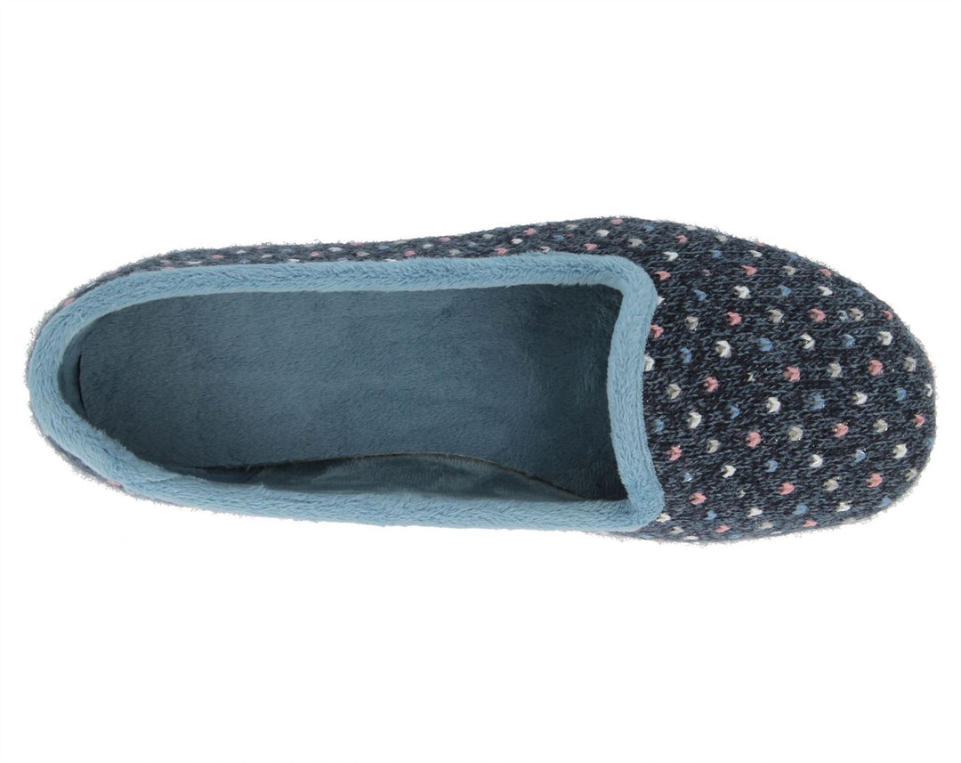 Womens Wide Fit DB Nottingham Slip On Slippers