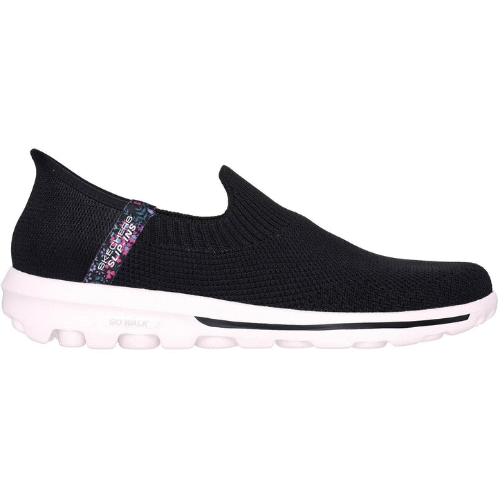 Women's Wide Fit Skechers 124799 Slip-ins Go Walk Travel Sneakers