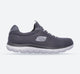 Men's Wide Fit Skechers 52811 Summits Slip On Sports Sneakers - Charcoal