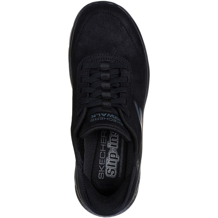 Women's Wide Fit Skechers 124837 Slip-ins Go Walk Flex Mali Sneakers