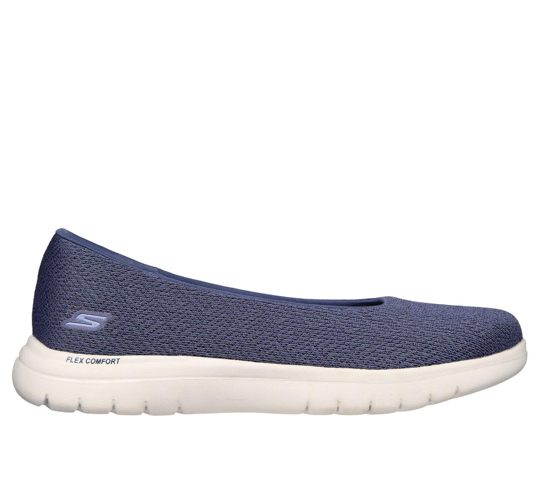 Womens Wide Fit Skechers 136530 Relaxed Fit Shoes