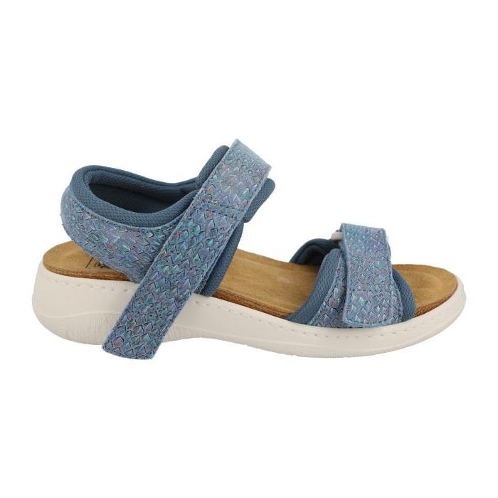 Women's Wide Fit DB Teal Sandals