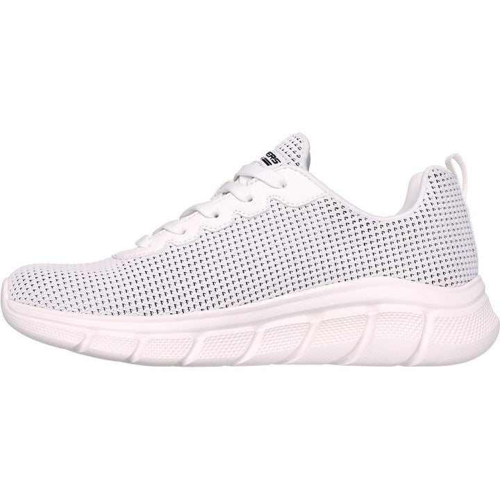 Women's Wide Fit Skechers 117346 Bobs Sport B Flex Visionary Essence Sneakers