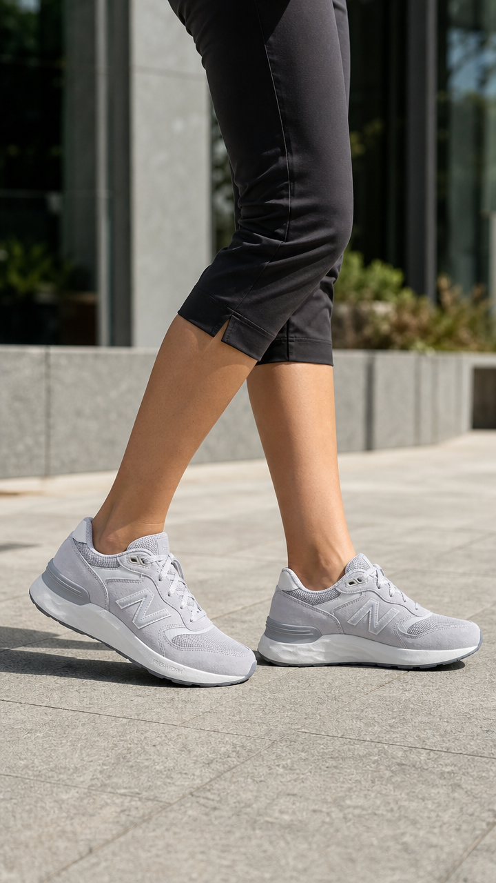 Women's Wide Fit New Balance WW880B Walking/Running Sneakers - Fresh Foam