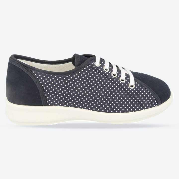 DB Anthea Canvas-Schuhe für Damen in weiter Passform