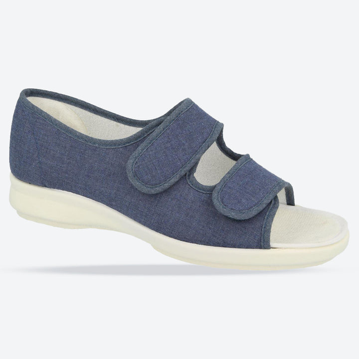 DB Cora Canvas-Schuhe für Damen in weiter Passform