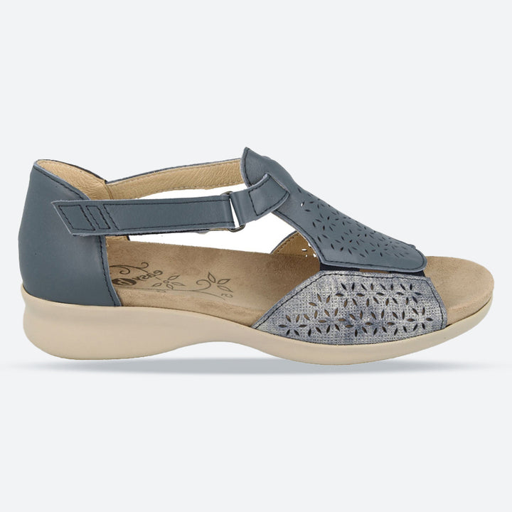DB Halford Sandalen für Damen in weiter Passform