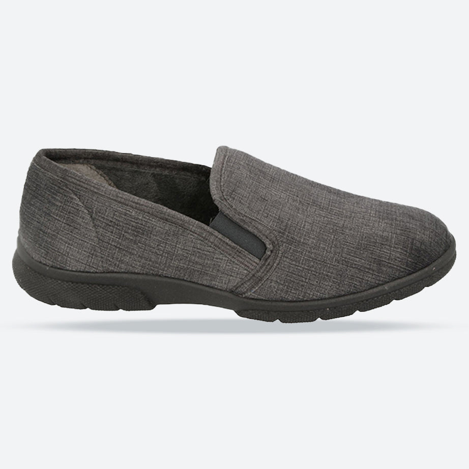 DB Kendal Slipper für Herren, weite Passform