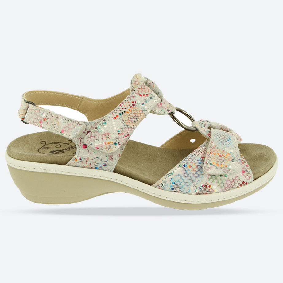 DB Turtle-Sandalen für Damen in weiter Passform