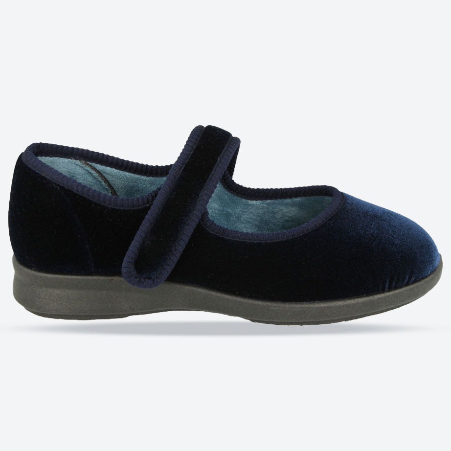 Womens Wide Fit DB Whitby Slippers