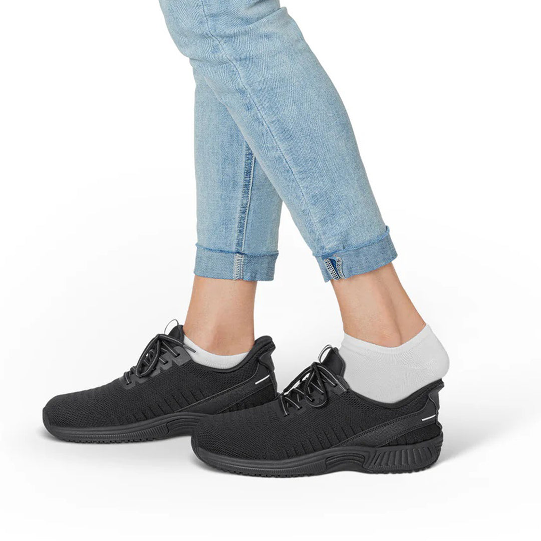 Women's Wide Fit Orthofeet 80016 Kita Hands-Free Sneakers