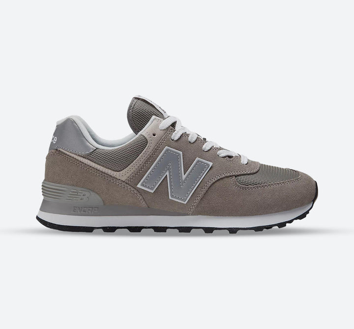 Men's Wide Fit New Balance  ML574EVG Running Sneakers - Exclusive - Grey