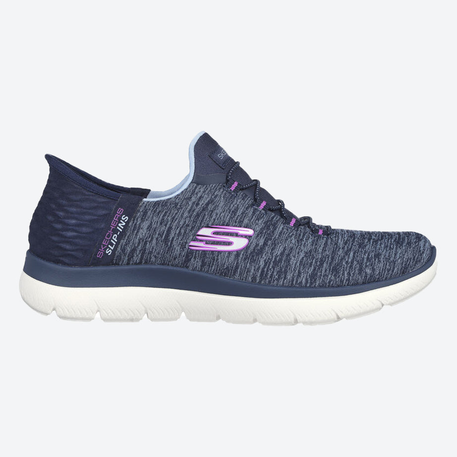 Women's Wide Fit Skechers 149937 Summits Dazzling Haze Sneakers