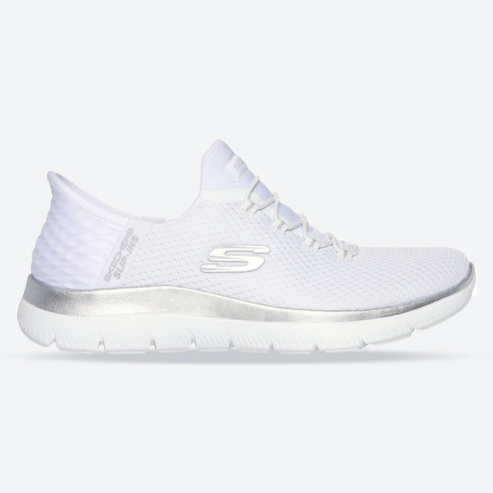 Women's Wide Fit Skechers 150123 Slip-ins Summits Diamond Dream Sneaker