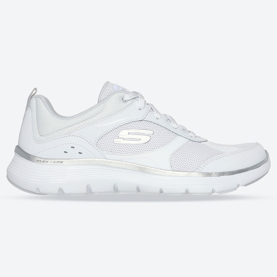 Womens Wide Fit Skechers 150202 Flex Appeal 5.0 Fresh Touch Sneakers