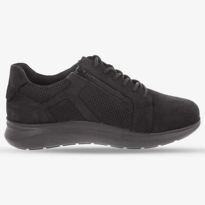Men's Wide Fit DB Samuel Lace up\Zip Sneakers